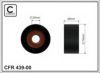 CAFFARO 439-00 Tensioner Pulley, v-ribbed belt